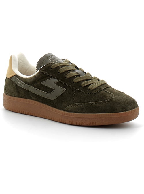 Baskets en Cuir et Suede Schmoove - Kiabi