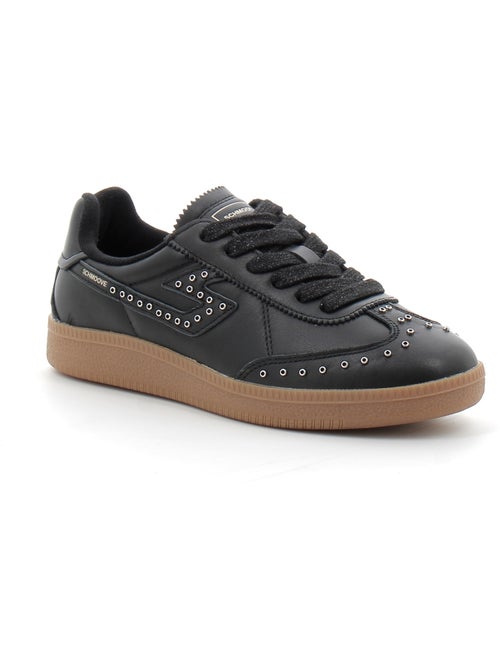 Baskets en Cuir et Suede Schmoove - Kiabi