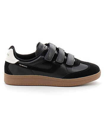 Baskets en cuir et suede schmoove