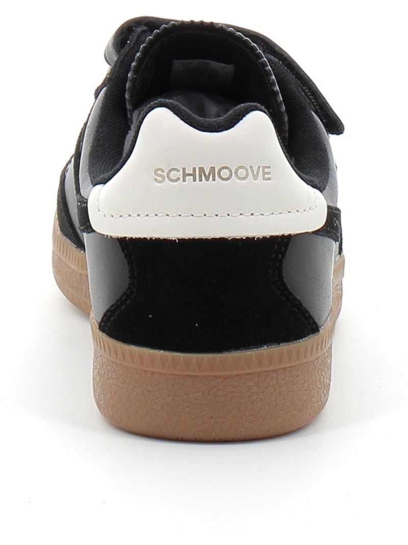 Baskets en Cuir et Suede Schmoove Noir - Kiabi