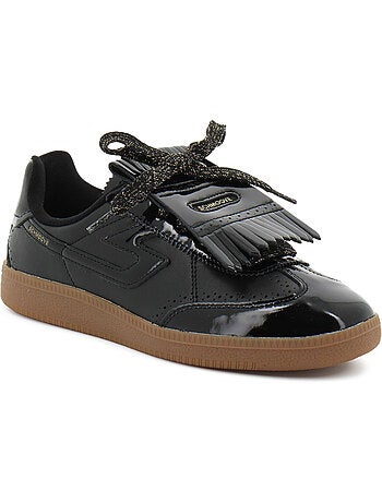 Baskets en cuir et suede schmoove
