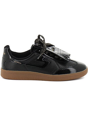 Baskets en cuir et suede schmoove