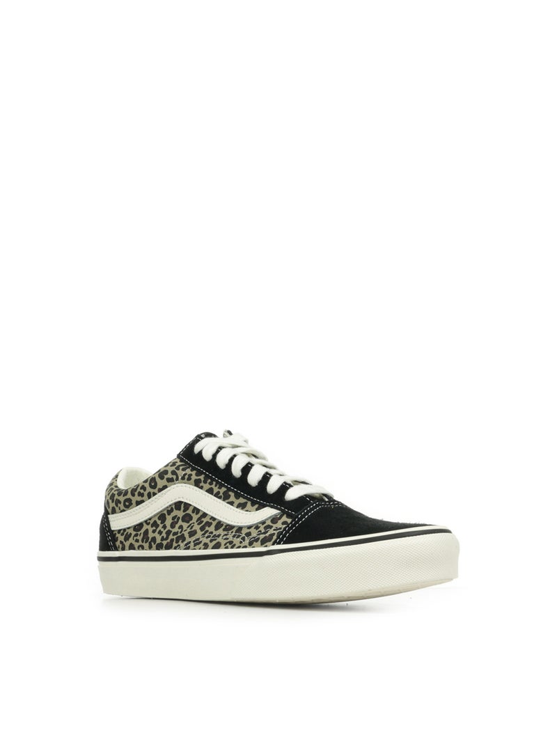 Baskets en Cuir et Suede Vans Noir - Kiabi