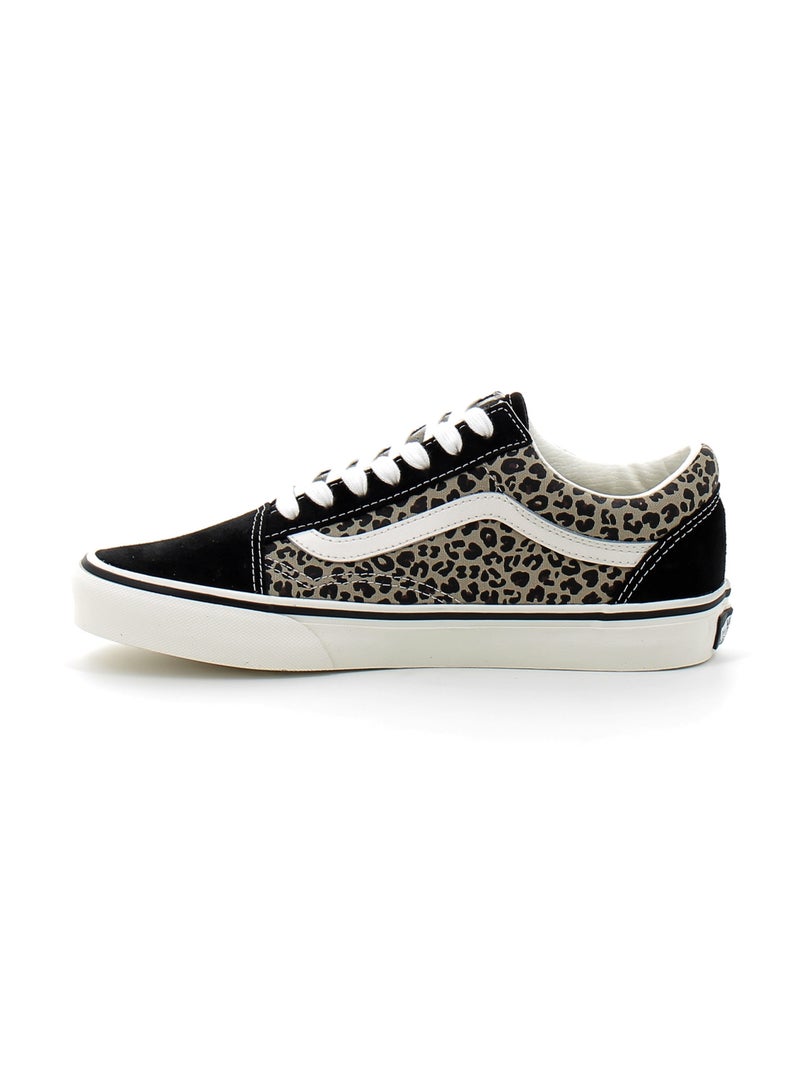 Baskets en Cuir et Suede Vans Noir - Kiabi