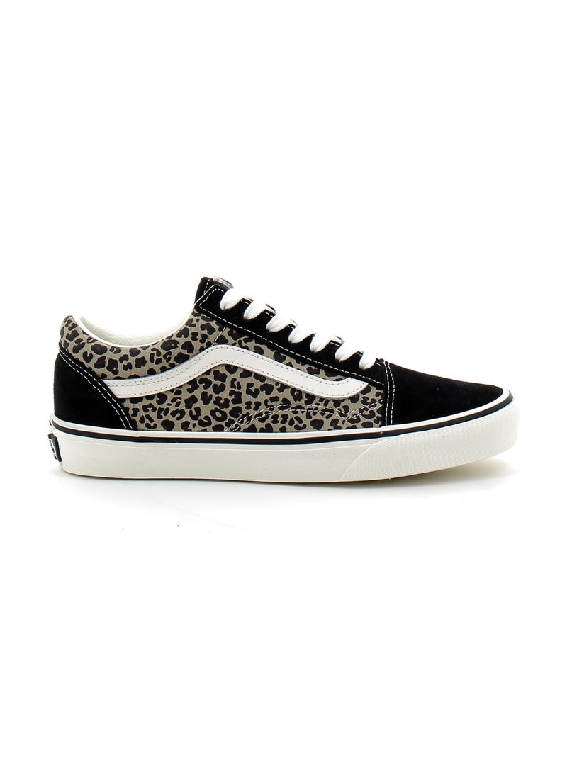Baskets en Cuir et Suede Vans Noir - Kiabi