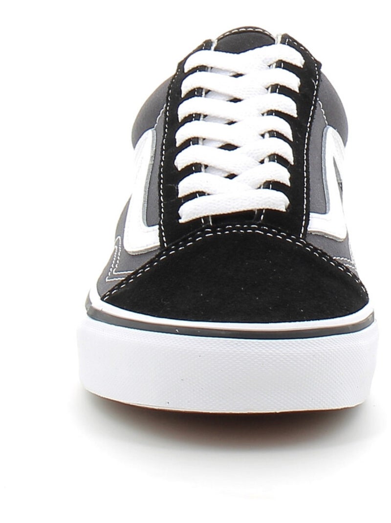 Baskets en Cuir et Suede Vans Noir - Kiabi