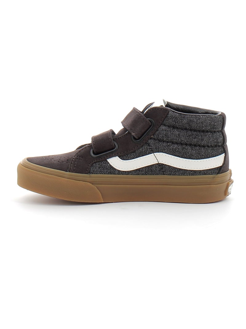 Baskets en Cuir et Suede Vans Noir - Kiabi