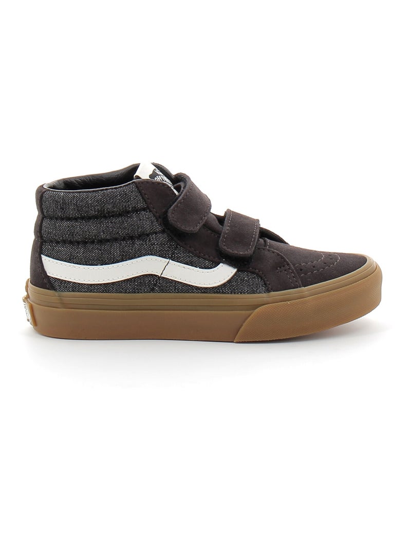 Baskets en Cuir et Suede Vans Noir - Kiabi