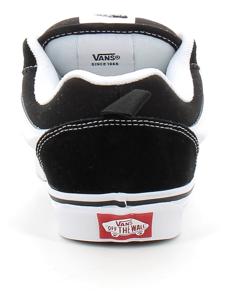 Baskets en Cuir et Suede Vans Noir - Kiabi