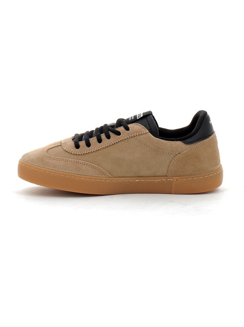 Baskets en Cuir et Suede Victoria. - Kiabi