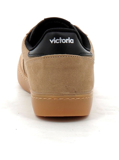 Baskets en Cuir et Suede Victoria. - Kiabi
