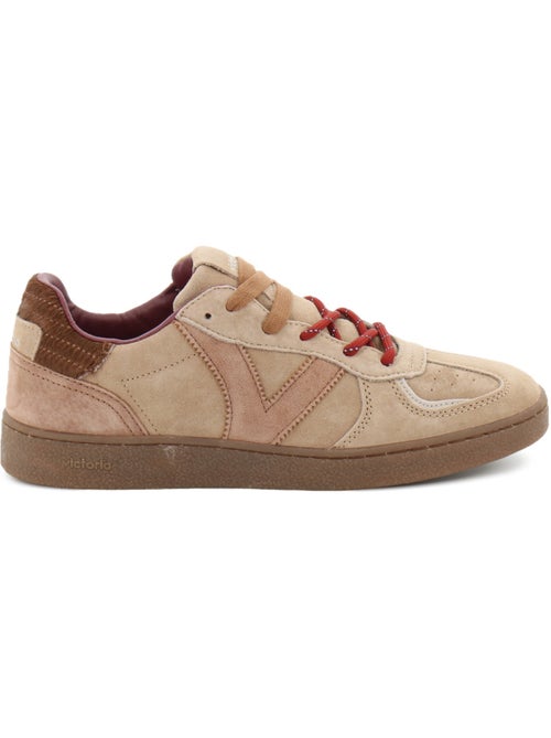 Baskets en cuir et suede victoria. - Kiabi