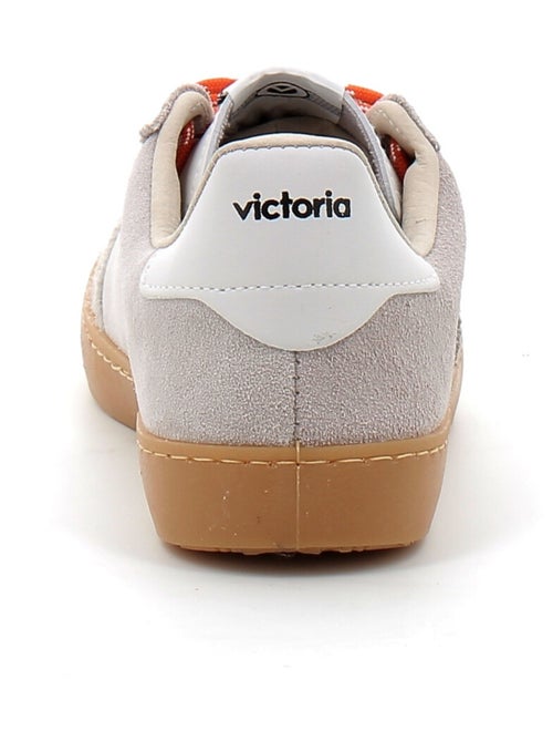 Baskets en Cuir et Suede Victoria. - Kiabi