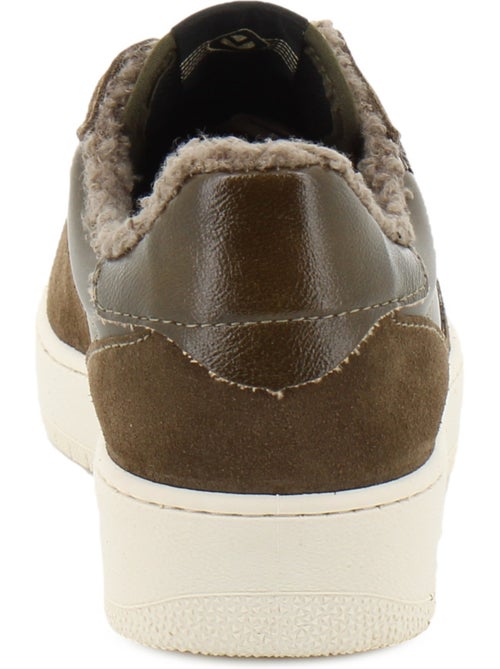Baskets en cuir et suede victoria. - Kiabi