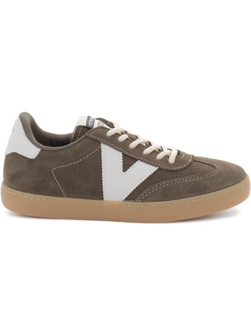 Baskets en cuir et suede victoria. - Kiabi