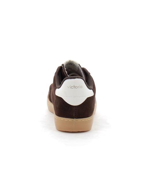 Baskets en Cuir et Suede Victoria. - Kiabi