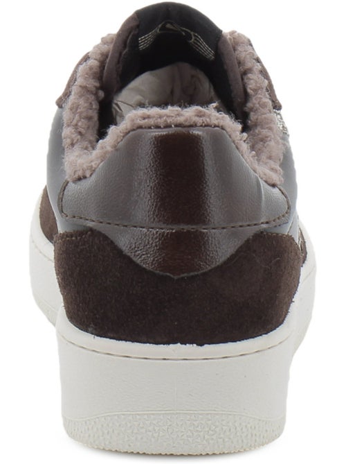 Baskets en cuir et suede victoria. - Kiabi