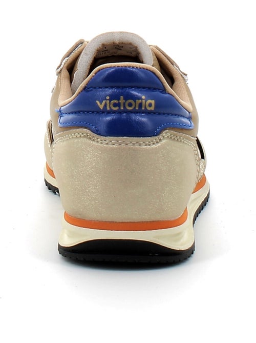 Baskets en Cuir et Suede Victoria. - Kiabi