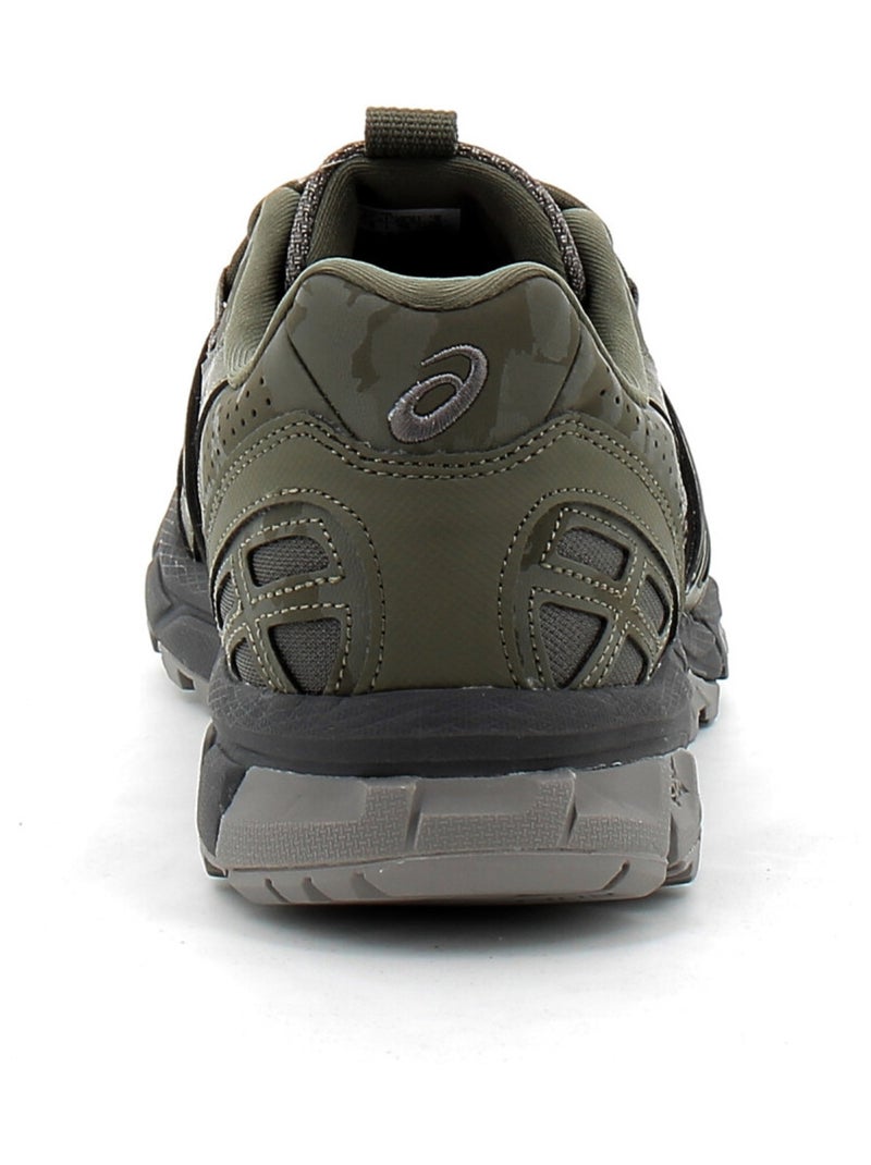 Baskets en Cuir et Syntetique Asics Kaki - Kiabi