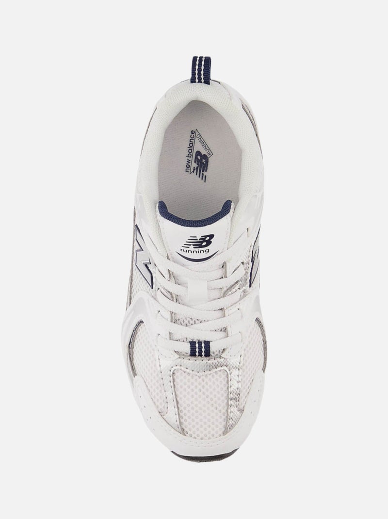 Baskets en Cuir et Syntetique new Balance Blanc - Kiabi