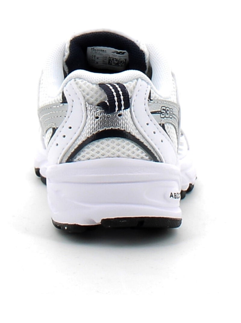 Baskets en Cuir et Syntetique new Balance Blanc - Kiabi