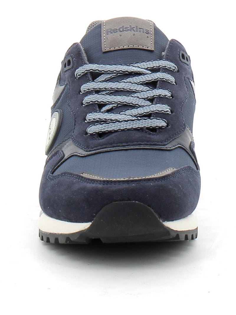 Baskets en Cuir et Syntetique Redskins Bleu - Kiabi