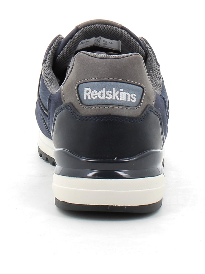 Baskets en Cuir et Syntetique Redskins Bleu - Kiabi