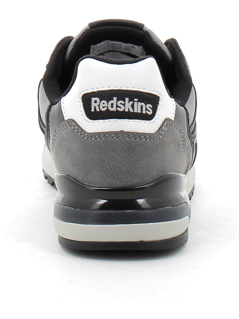 Baskets en Cuir et Syntetique Redskins Gris - Kiabi