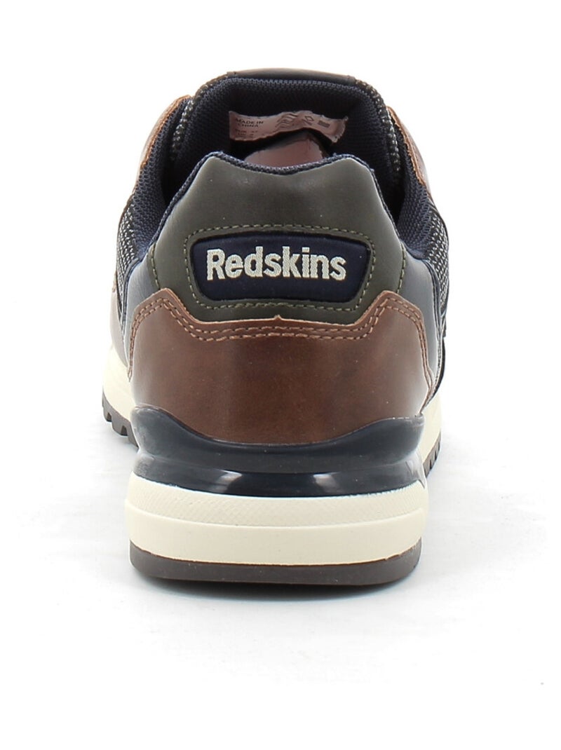 Baskets en Cuir et Syntetique Redskins Marron - Kiabi