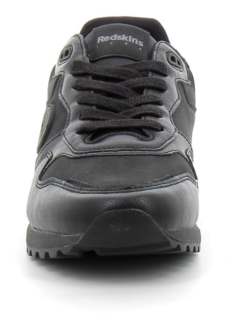 Baskets en Cuir et Syntetique Redskins Noir - Kiabi