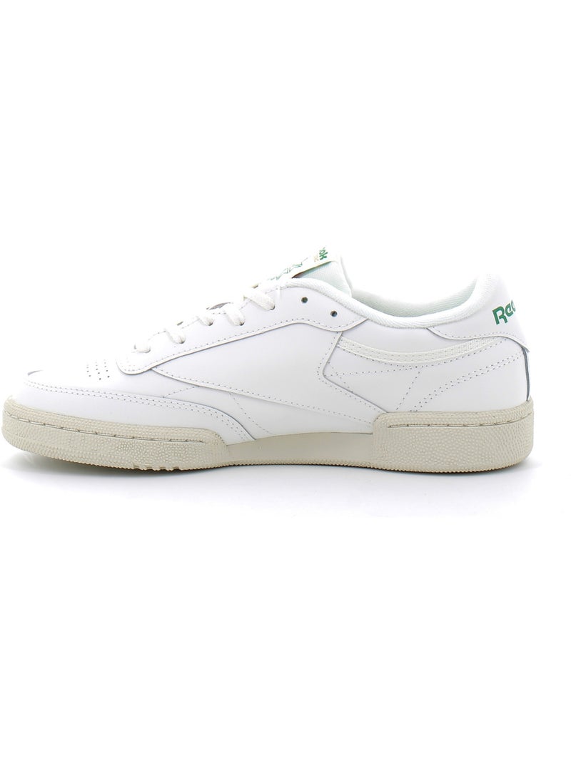 Baskets en cuir et syntetique reebok Blanc - Kiabi