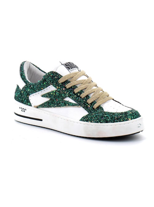 Baskets en Cuir et Syntetique Semerdjian - Kiabi