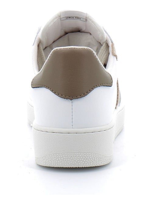 Baskets en Cuir et Syntetique Victoria. - Kiabi