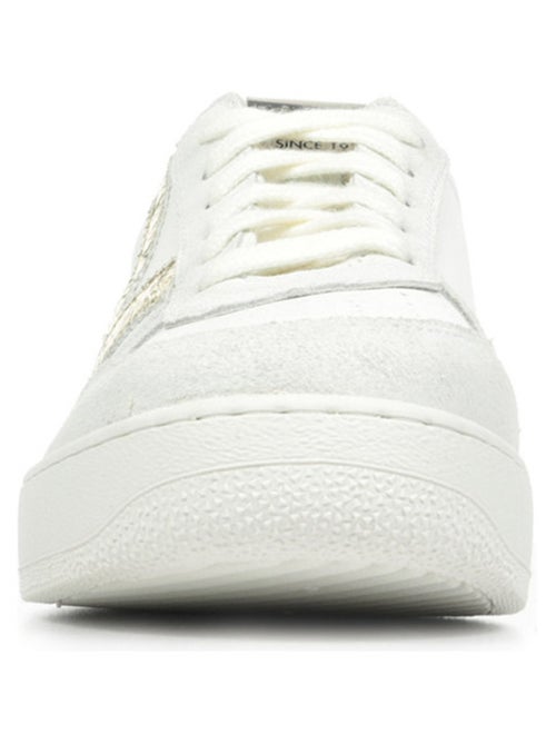Baskets en Cuir et Syntetique Victoria. - Kiabi