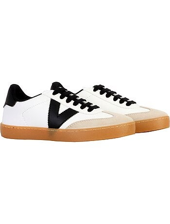 Baskets en Cuir et Syntetique Victoria.