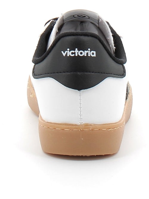 Baskets en Cuir et Syntetique Victoria. - Kiabi