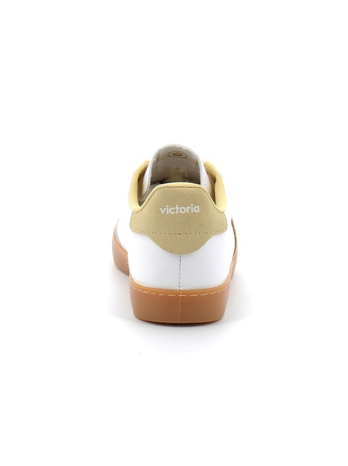 Baskets en Cuir et Syntetique Victoria. - Kiabi