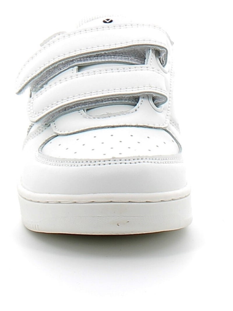 Baskets en Cuir et Syntetique Victoria. Blanc - Kiabi