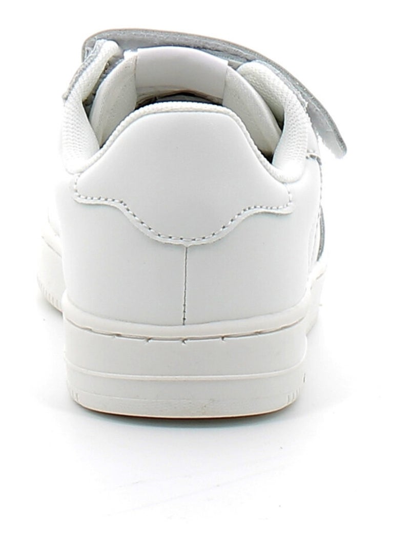 Baskets en Cuir et Syntetique Victoria. Blanc - Kiabi