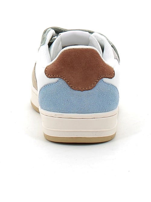 Baskets en Cuir et Syntetique Victoria. - Kiabi