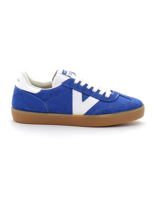 Baskets en Cuir et Syntetique Victoria. - Kiabi