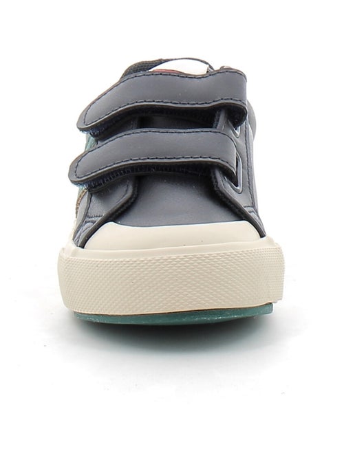 Baskets en Cuir et Syntetique Victoria. - Kiabi