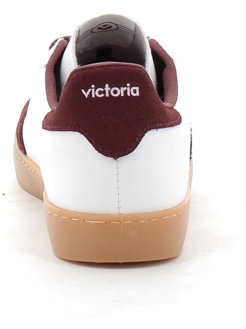 Baskets en Cuir et Syntetique Victoria. - Kiabi