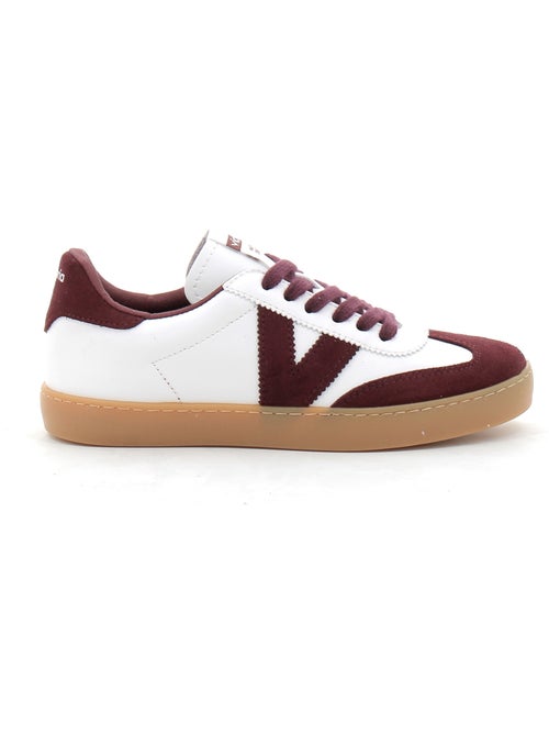 Baskets en Cuir et Syntetique Victoria. - Kiabi
