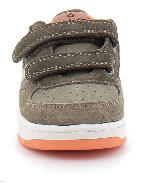 Baskets en Cuir et Syntetique Victoria. - Kiabi