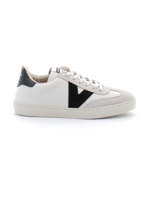 Baskets en Cuir et Syntetique Victoria. - Kiabi