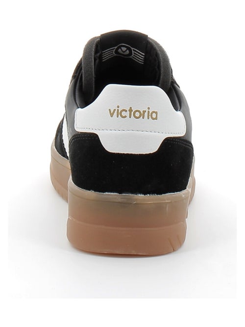 Baskets en Cuir et Syntetique Victoria. - Kiabi