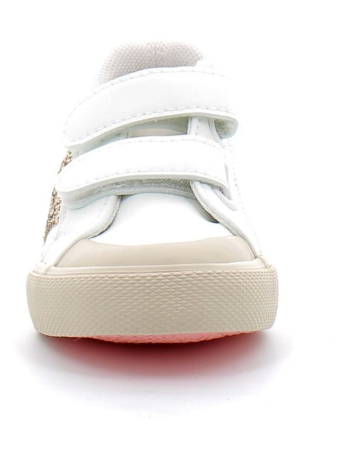 Baskets en Cuir et Syntetique Victoria. - Kiabi