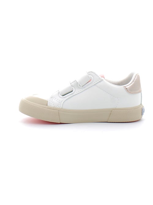 Baskets en Cuir et Syntetique Victoria. - Kiabi