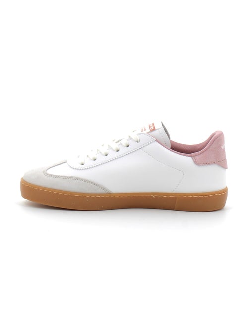 Baskets en Cuir et Syntetique Victoria. - Kiabi